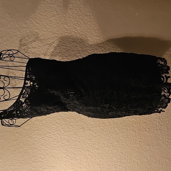 Masquerade Black Lace Dress - Picture 1 of 5